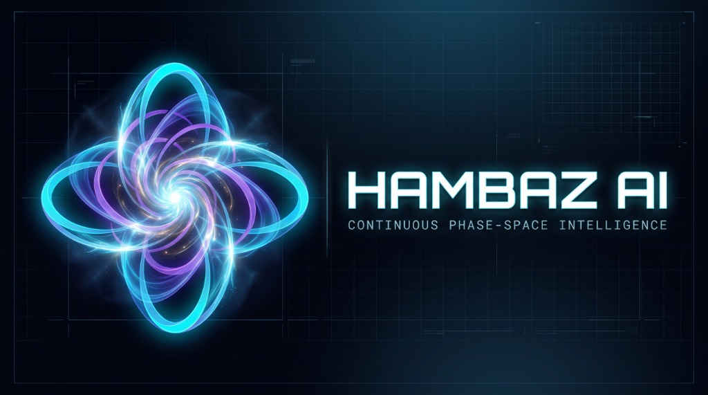 Hambaz AI Official Horizontal Lockup Banner